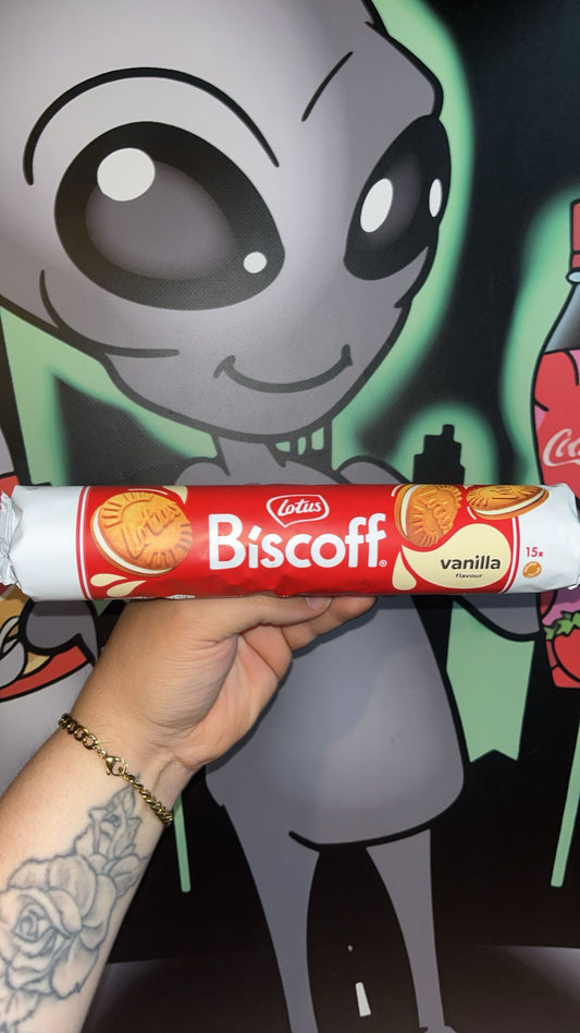 Lotus Biscoff Vanilla Cookie Sandwich
