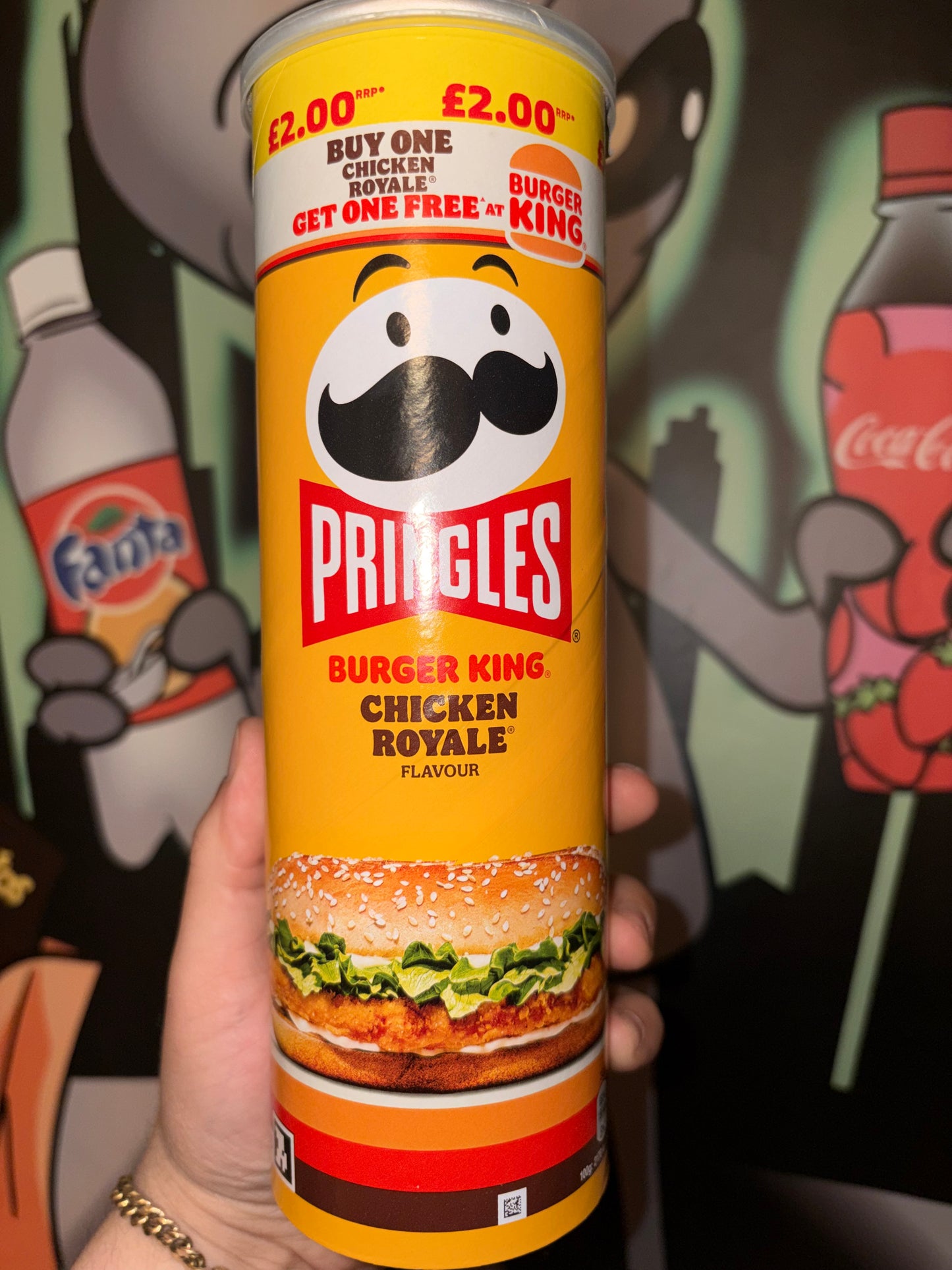 Pringles x Burger King Chicken Royale