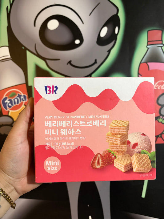 Baskin Robins Very Berry Strawberry Mini Wafer