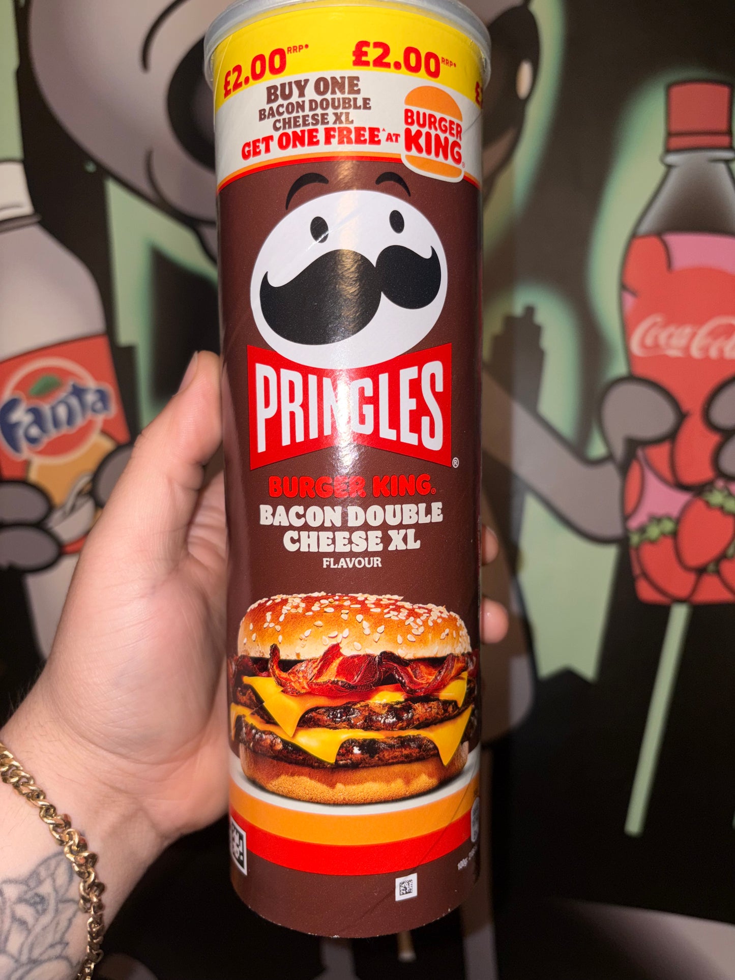 Pringles x Burger King Double Cheeseburger XL