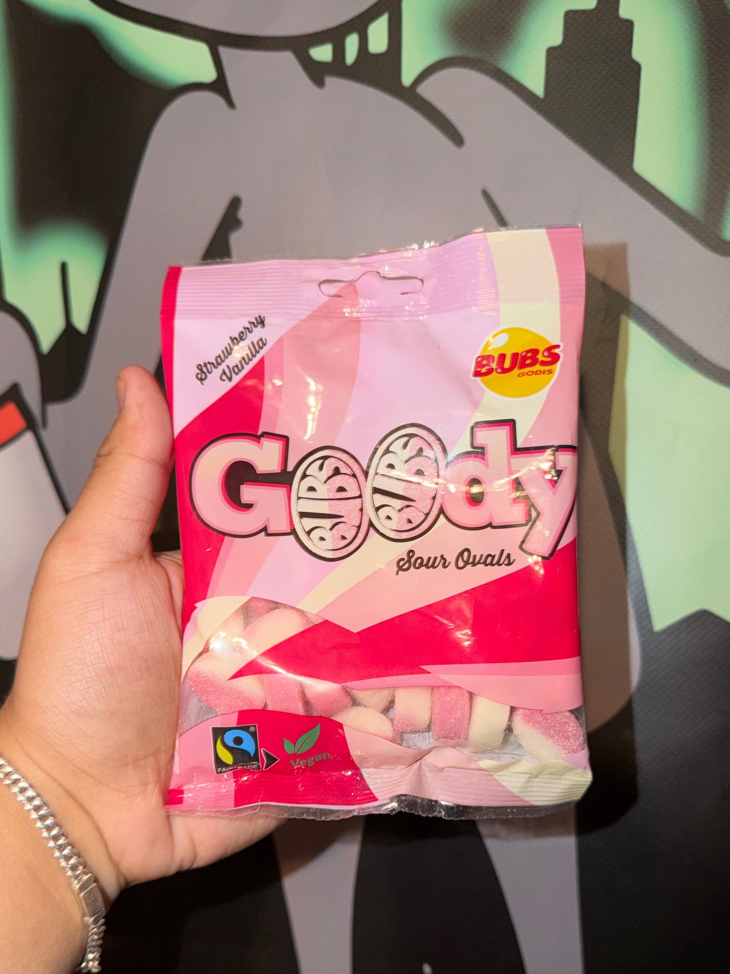Bubs Goody Sour Strawberry Vanilla