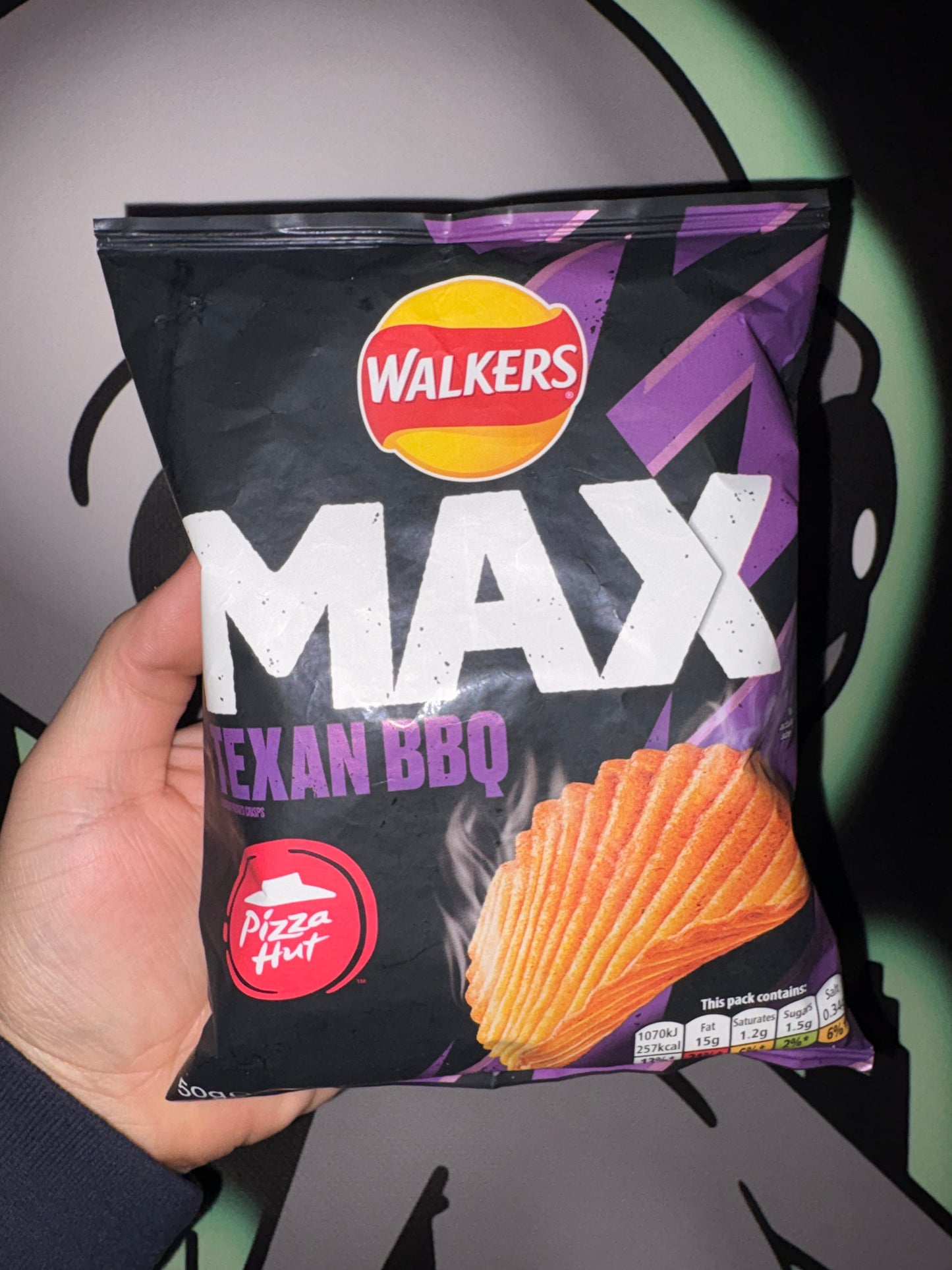 Lays Walkers Max Texas Bbq Pizza Hut