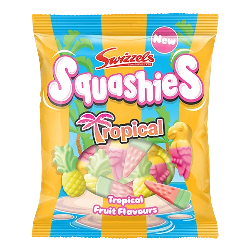 Swizzles Squashies Tropical Flavor Gummies (UK)